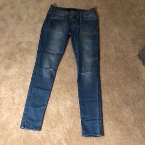 Hollister skinny jeans, slightly destroyed